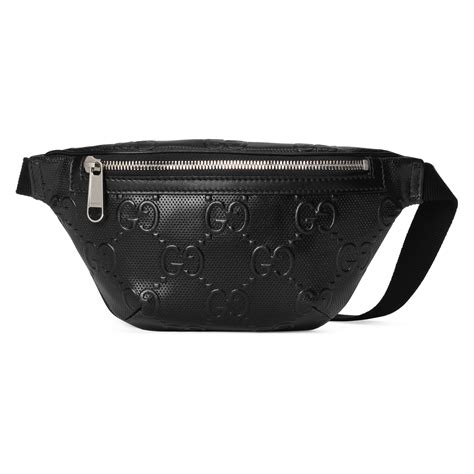 gucci gg embossed belt bag